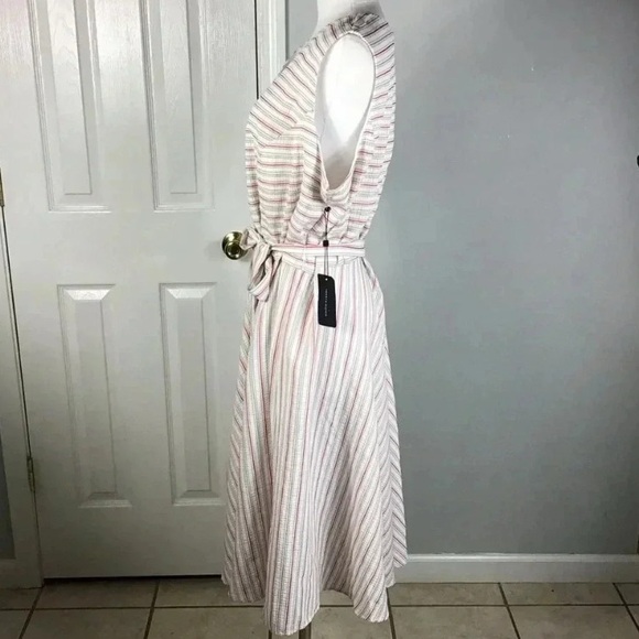 Tommy Hilfiger Womens Seersucker A-Line Dress Size 20W - Picture 5 of 8